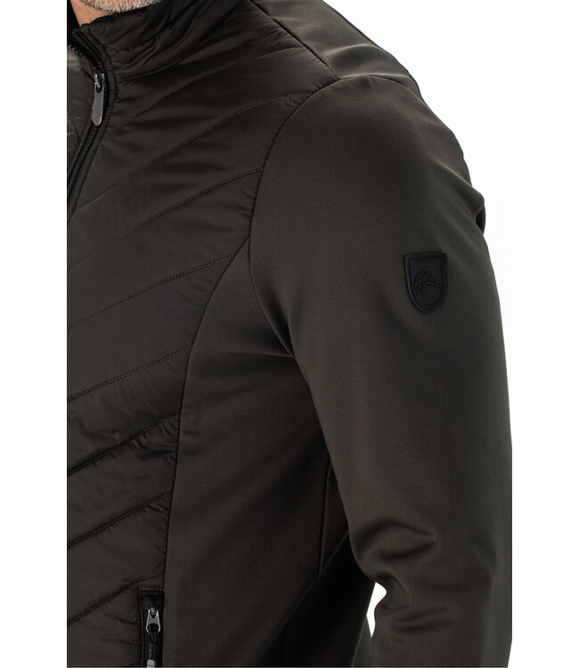 Falcon Hardy Fullzip Men Jacket Black Olive