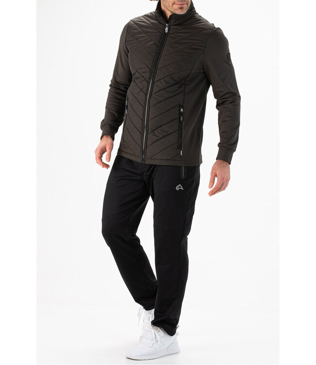 Falcon Hardy Fullzip Men Jacket Black Olive