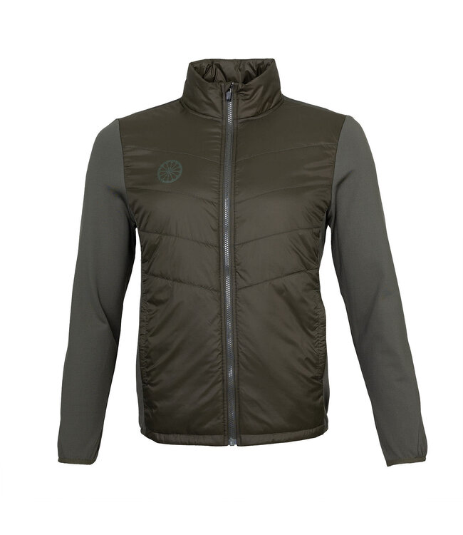 Indian Maharadja Goa Men Padded Jacket Mudgreen