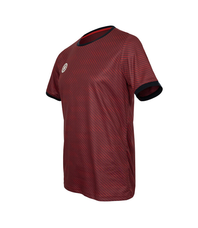 Indian Maharadja Pique Printed Tee Men Bordeaux