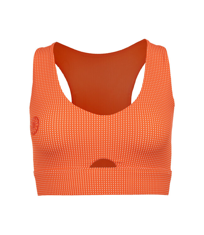 Indian Maharadja Cut-Out Bra Women Sunset Orange