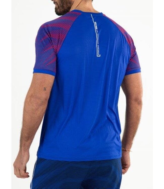 Sjeng Mosley Tee Bleu Neon