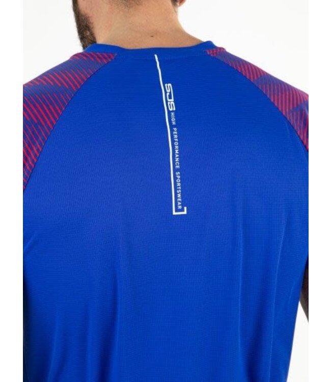 Sjeng Mosley Tee Bleu Neon