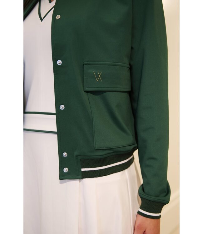Vieux Jeu Kim Dress White - Green