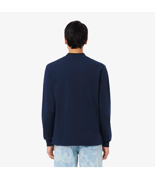 Lacoste Sport  Cotton Longsleeve Shirt Navy