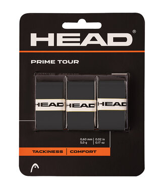 Head HEAD Prime Tour Overgrip 3X Black