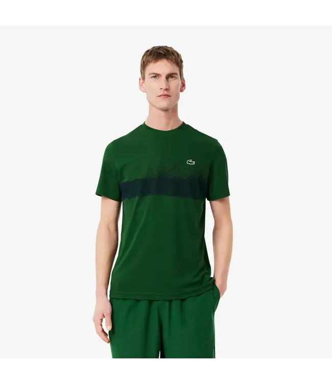 Lacoste Sport Djokovic Tee Green - Navy