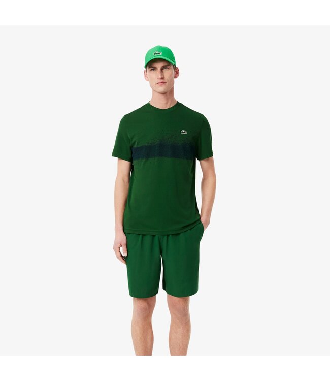 Lacoste Sport Djokovic Tee Green - Navy