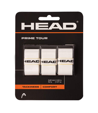 Head HEAD Prime Tour Overgrip 3X White