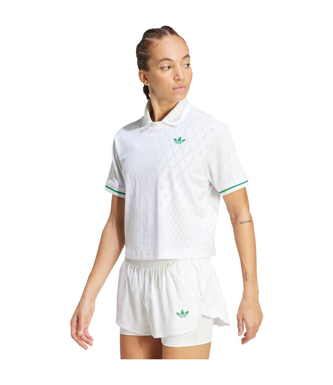Adidas Pro Polo Originals Women White