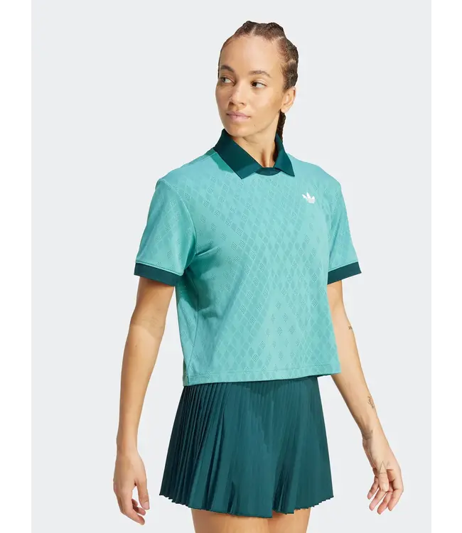 Adidas Pro Polo Originals Women Light Green