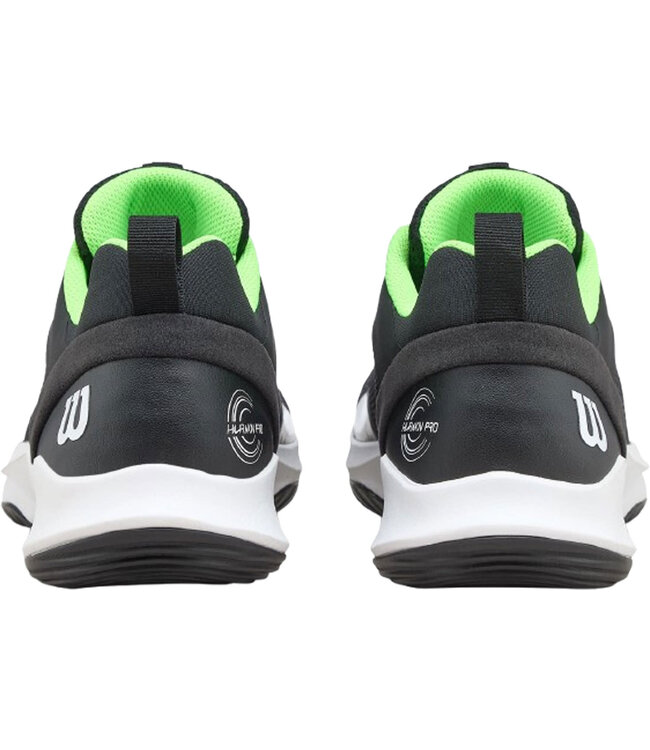 Wilson Hurakn Pro V2 Padelschoenen Black - Green Cecko