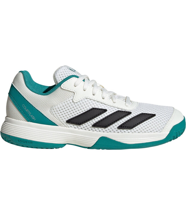 Adidas Courtflash Junior White - Green