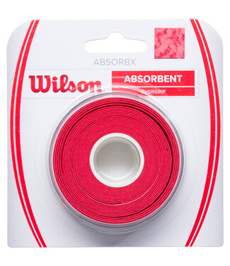 Wilson Wilson Absorbx Dry Overgrip 3X Red