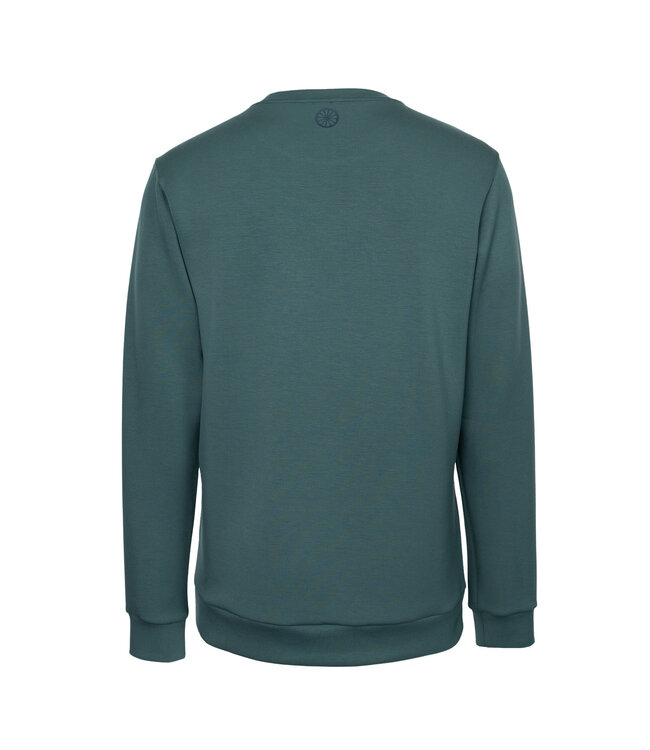 Indian Maharadja Men Soft Supreme Sweater Duck Green