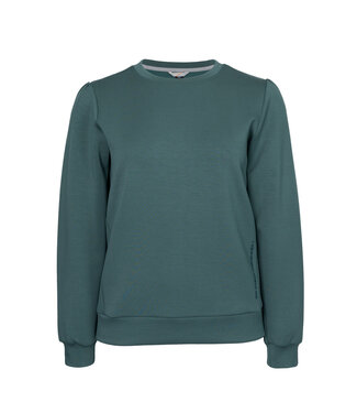 Indian Maharadja Indian Maharadja Women Soft Supreme Sweater Duck Green