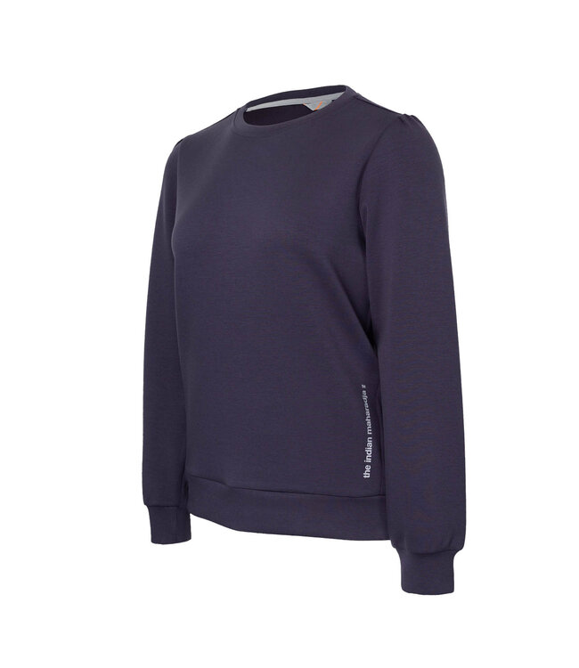 Indian Maharadja Women Soft Supreme Sweater Dark Purple