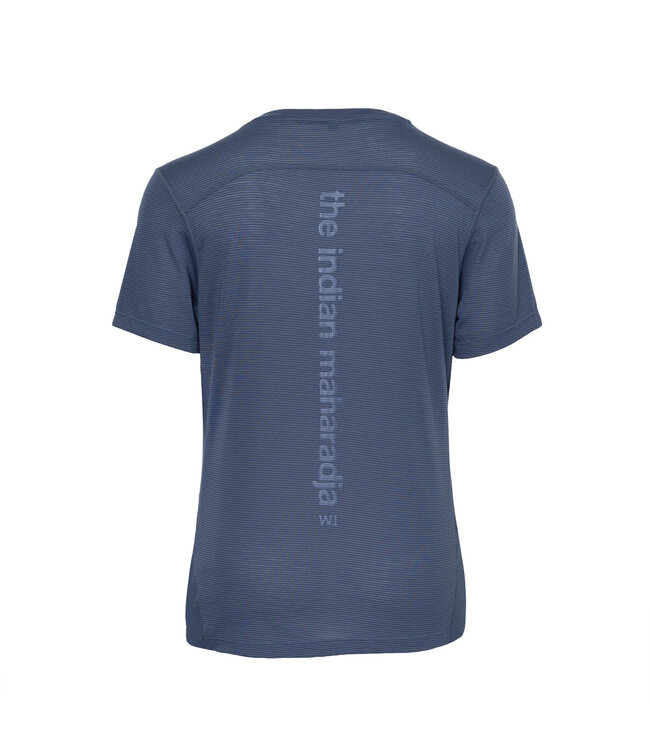 Indian Maharadja Dry Touch Tee Women Indigo Blue