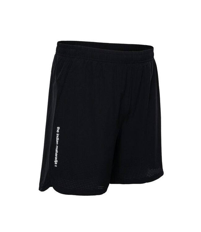 Indian Maharadja 2 in 1 Men Short 7 inch Black