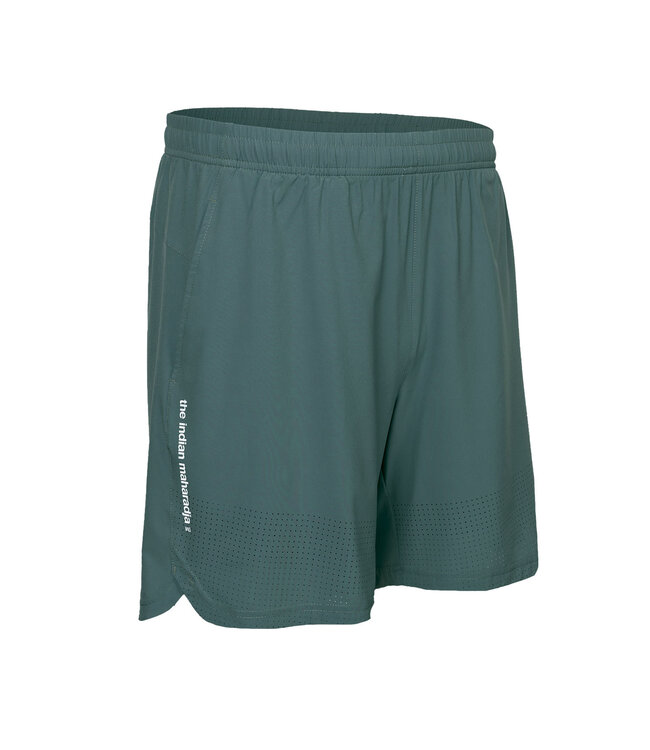 Indian Maharadja 2 in 1 Men Short 7 inch Duck Green