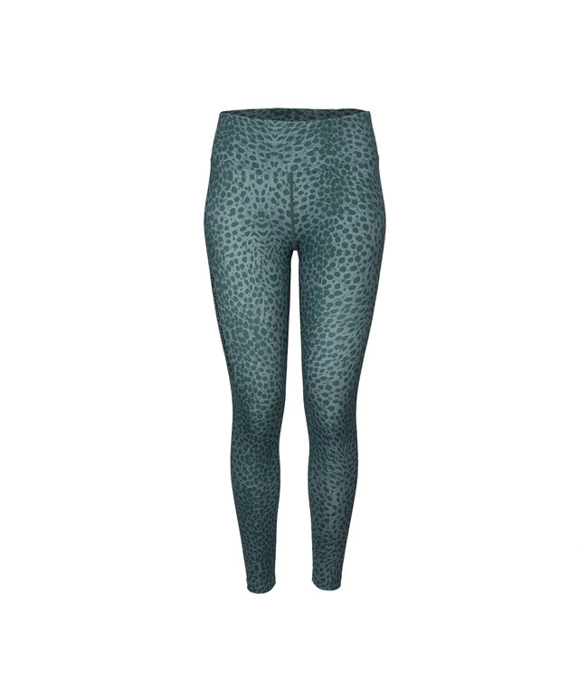 Indian Maharadja Women Leopard Tight Duck Green