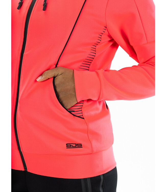 Sjeng Rhanee Lady Hooded Jacket Laser Pink