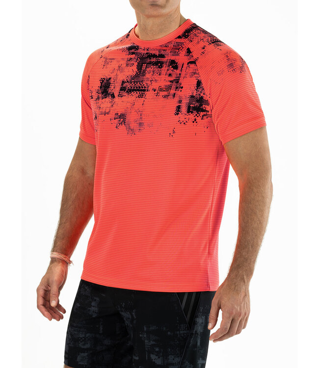 Sjeng Notting Mens Tee Fiery Coral