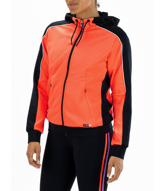 Sjeng Sports Sjeng Feya Lady Hooded Jacket Vibrant Orange