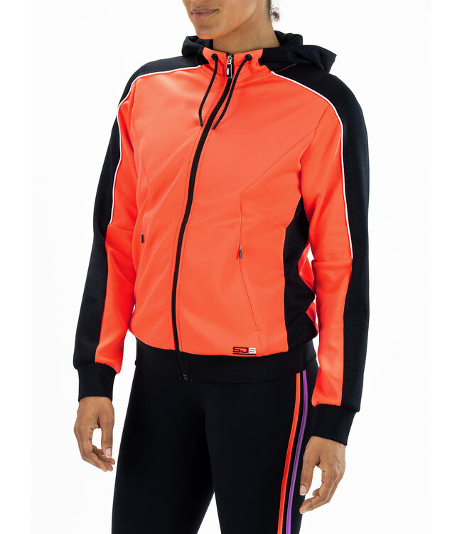 Sjeng Feya Lady Hooded Jacket Vibrant Orange