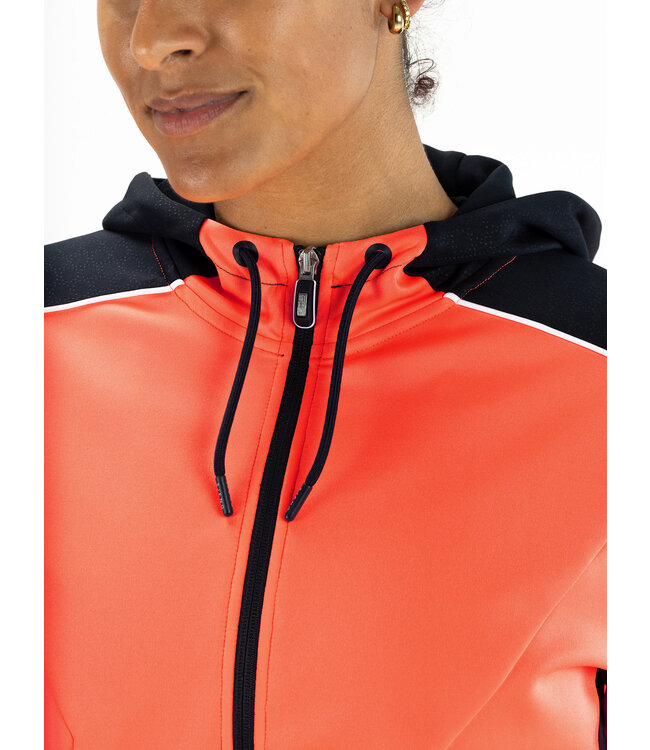 Sjeng Feya Lady Hooded Jacket Vibrant Orange