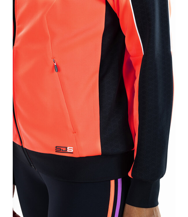 Sjeng Feya Lady Hooded Jacket Vibrant Orange