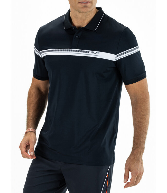 Sjeng Clarkson  Mens Polo Navy
