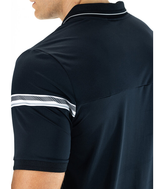 Sjeng Clarkson  Mens Polo Navy
