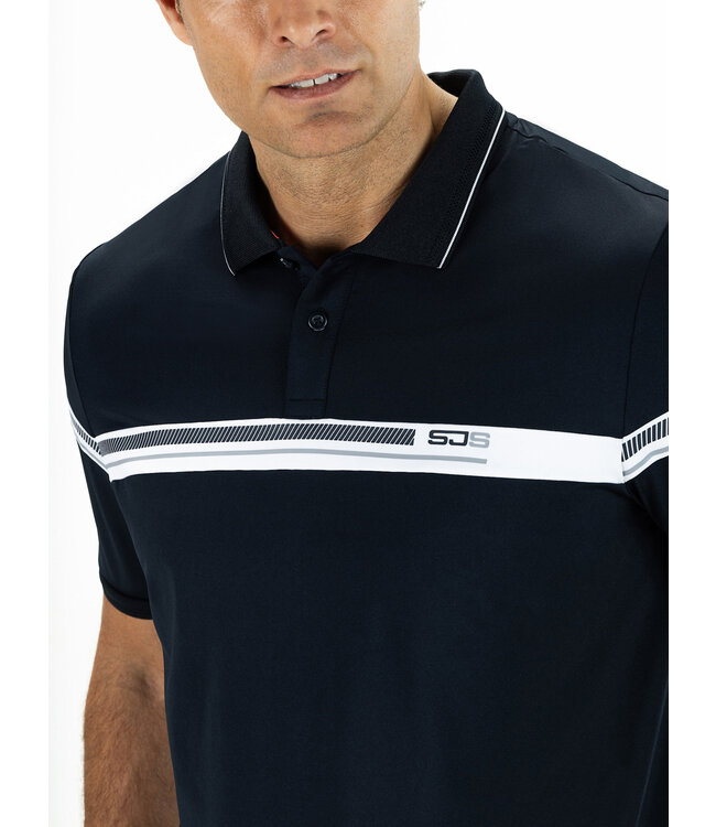Sjeng Clarkson  Mens Polo Navy