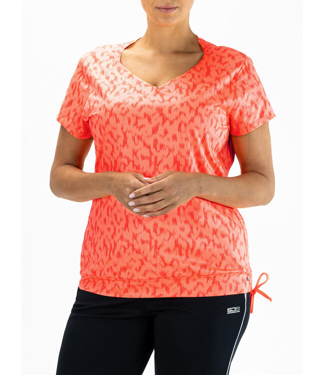 Sjeng Irini Plus Tee Vibrant Orange