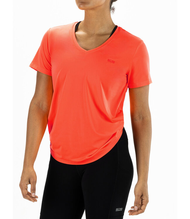 Sjeng Ines Lady Tee Vibrant Orange