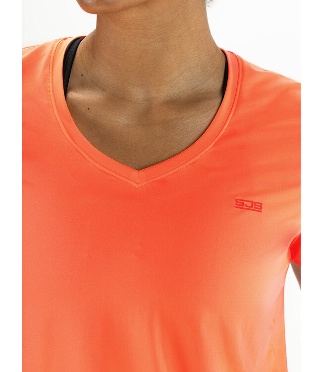 Sjeng Ines Lady Tee Vibrant Orange