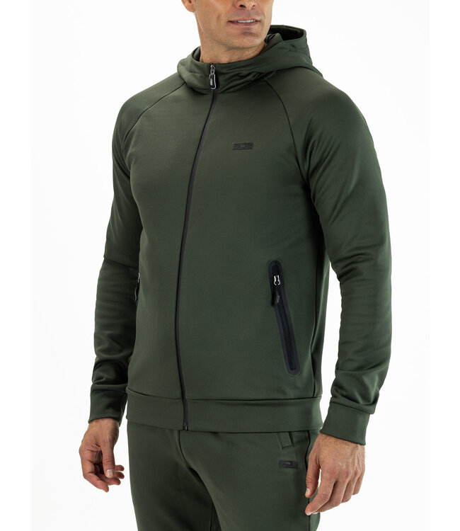 Sjeng Maxim Mens Hooded Jacket Camo Green