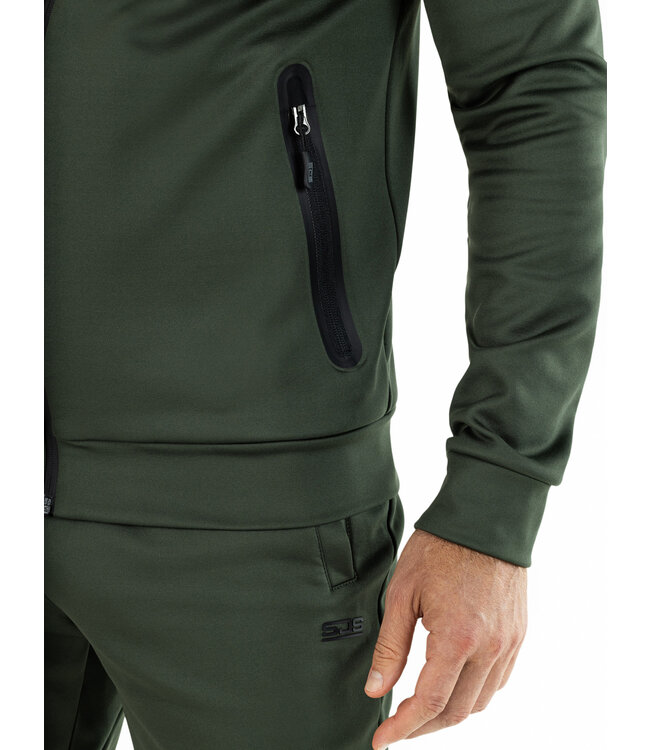 Sjeng Maxim Mens Hooded Jacket Camo Green