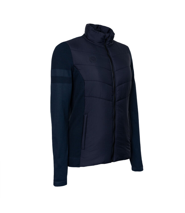 Indian Maharadja Women Padded Jacket Night Blue