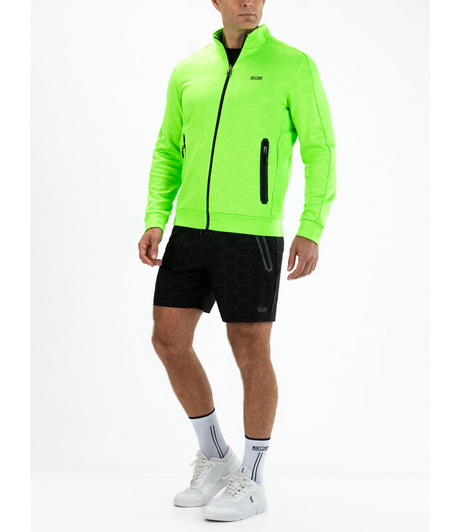Sjeng Malek Mens Jacket Shocking Green