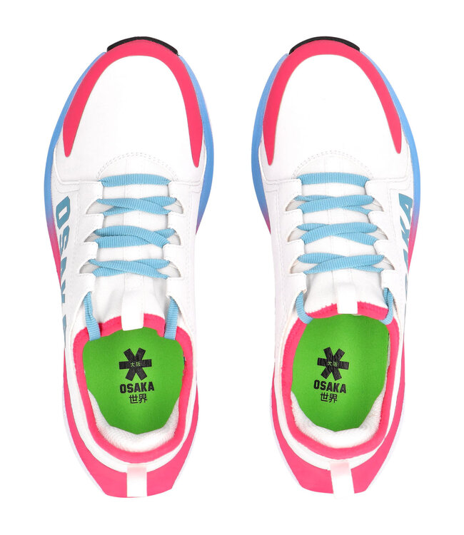Osaka Furo Play Junior White - Retro Blue - Raspberry