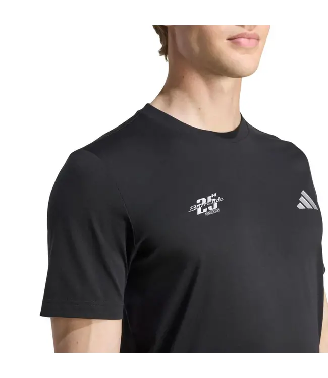 Adidas Graphic Barricade 25th Anniversary Tee Men Black