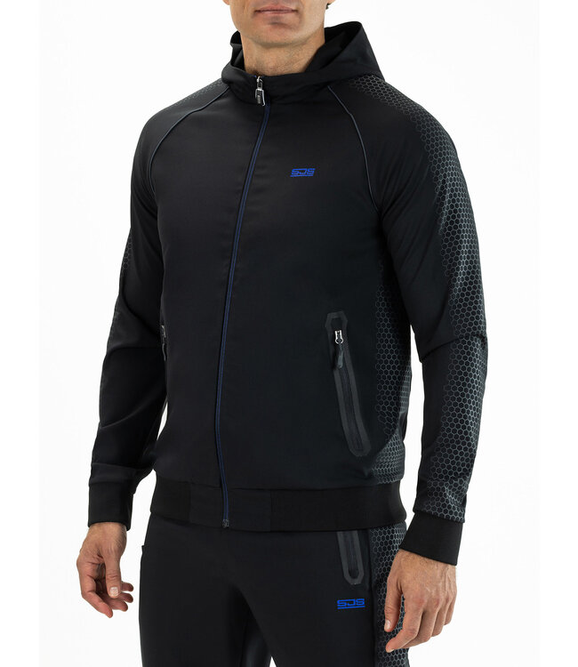 Sjeng Marlon Men Hooded Jacket Black