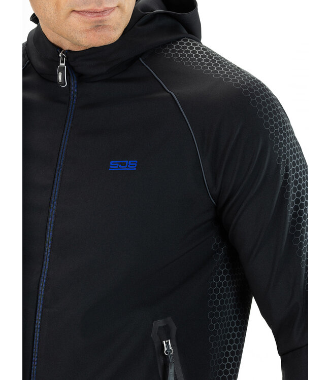 Sjeng Marlon Men Hooded Jacket Black