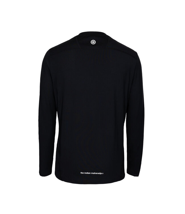 Indian Maharadja Men Performance Longsleeve Black