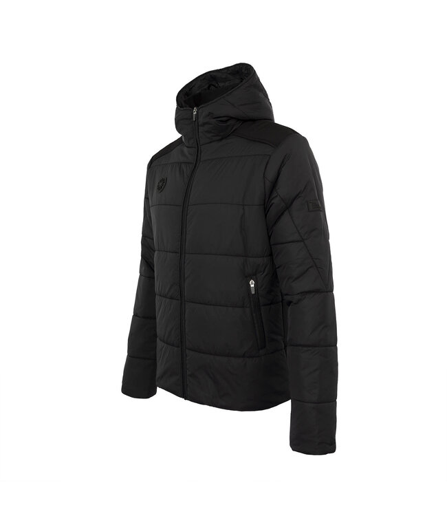 Indian Maharadja Jaipur Men Padded Jacket Black