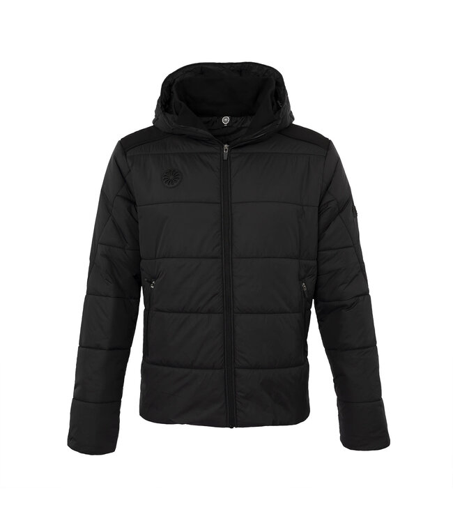 Indian Maharadja Jaipur Men Padded Jacket Black
