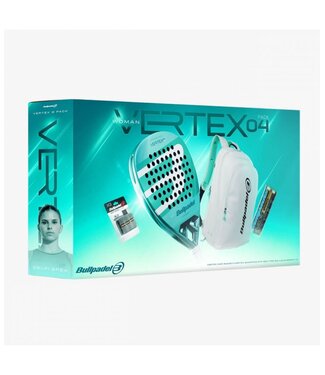 Bullpadel Bullpadel Vertex 04 25 CMF Padelracket, Padel Backpack, Ballen & Grips Women (Padel Set)