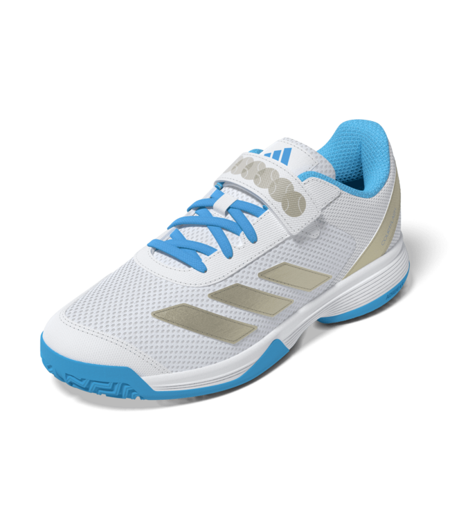 Adidas Courtflash Junior White - Blue - Gold